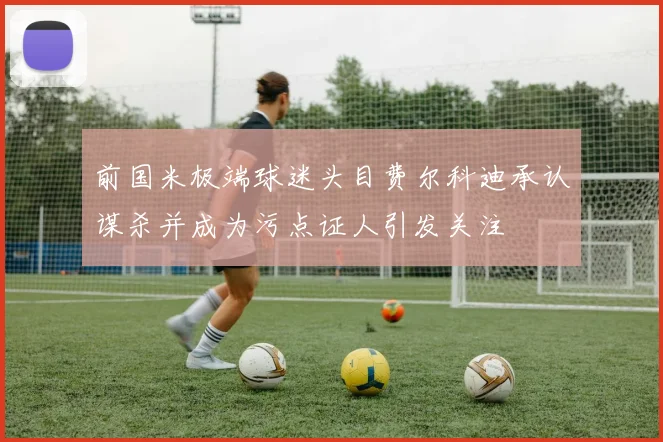 前国米极端球迷头目费尔科迪承认谋杀并成为污点证人引发关注